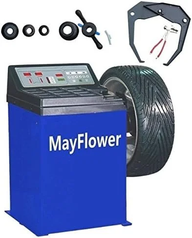 2-75.webp Mayflower 1.5 HP Tire Changer Wheel Changers Machine Combo Balancer Rim
