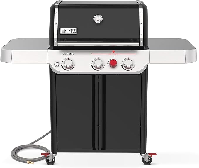Genesis E-325 3-Burner Natural Gas Grill in Black