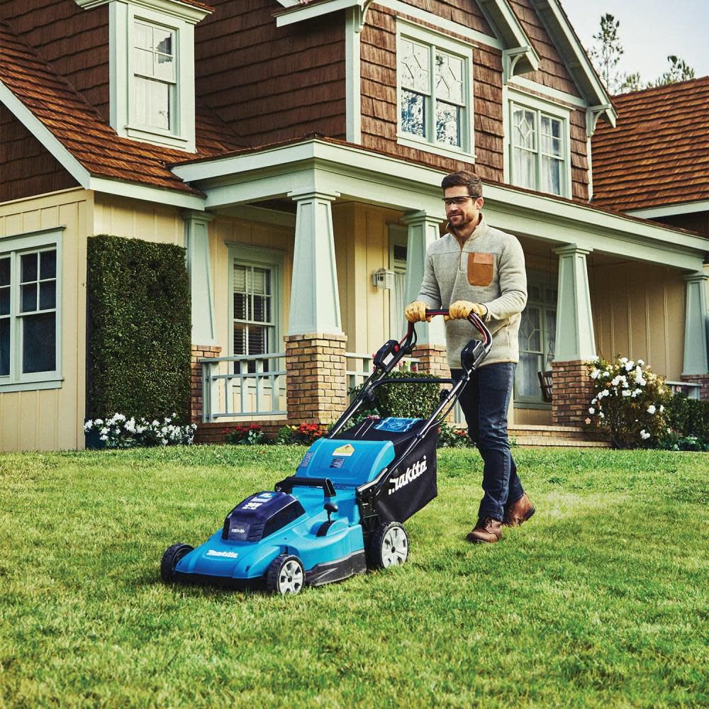 Makita 18V X2 (36V) LXT Lawn Mower Kit 21in Self Propelled with 4 Batteries